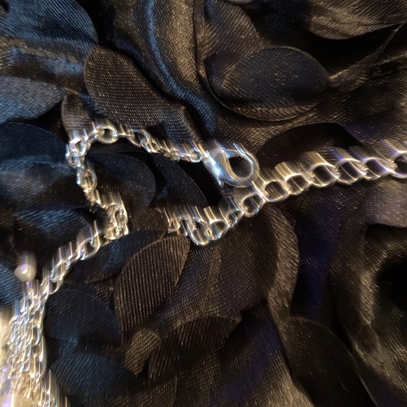 Diamonds and pearls necklace - Picture 3 of 3